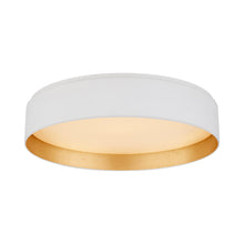 Load image into Gallery viewer, Shaw LED Flush Mount Ceiling Light in Matte White (Large).
