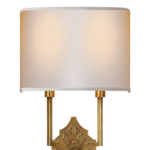 Load image into Gallery viewer, Silhouette Fretwork Wall Light in Detail.
