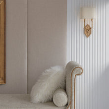 Load image into Gallery viewer, Silhouette Fretwork Wall Light in living room.
