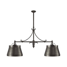 Load image into Gallery viewer, Sloane Double Shop Pendant Light in Bronze/Bronze.
