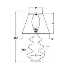 Load image into Gallery viewer, Smith Table Lamp - line drawing.

