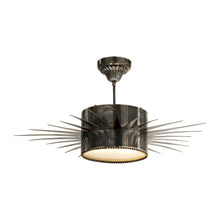 Load image into Gallery viewer, Soleil Semi Flush Ceiling Light in Bronze (Large).
