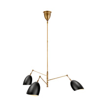 Load image into Gallery viewer, Sommerard Chandelier in Black (Medium).
