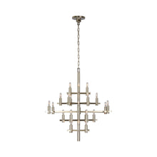Load image into Gallery viewer, Sonnet LED Chandelier in Polished Nickel/Without Shade (Medium).
