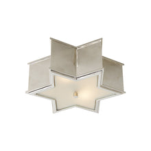 Load image into Gallery viewer, Sophia Flush Mount Ceiling Light in Polished Nickel (Medium).
