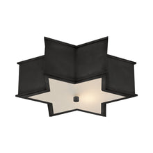 Load image into Gallery viewer, Sophia Flush Mount Ceiling Light in Gun Metal (Large).
