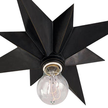 Load image into Gallery viewer, Star Flush Mount Ceiling Light in Detail.
