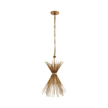Load image into Gallery viewer, Strada Chandelier in Narrow/Gild (Small).
