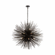 Load image into Gallery viewer, Strada Chandelier in Round/Aged Iron (Large).
