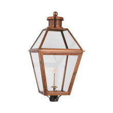 Load image into Gallery viewer, Stratford Outdoor Gas Post Light in Soft Copper.

