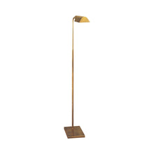 Load image into Gallery viewer, Studio Adjustable Floor Lamp in Hand-Rubbed Antique Brass.

