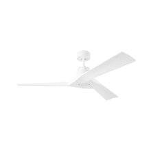 Load image into Gallery viewer, Alma Indoor / Outdoor LED Smart Ceiling Fan in Matte White.
