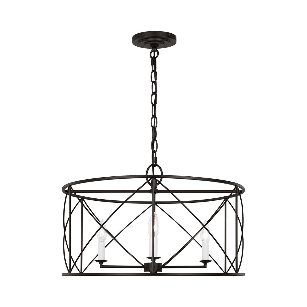 Beatrix Pendant Light in Aged Iron (Large).