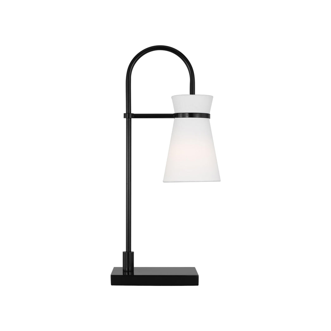 Binx Task Lamp in Midnight Black.