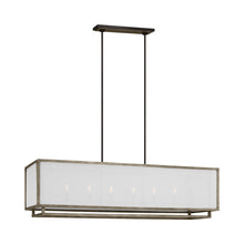 Load image into Gallery viewer, Brockway Linear Pendant Light in Detail.

