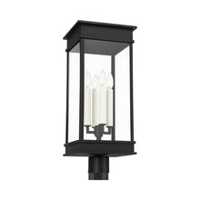Load image into Gallery viewer, Cupertino Outdoor Post Light in Detail.
