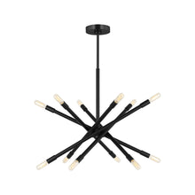 Load image into Gallery viewer, Eastyn Chandelier in Midnight Black (Medium).
