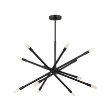 Load image into Gallery viewer, Eastyn Chandelier in Midnight Black (Large).
