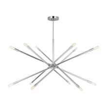 Load image into Gallery viewer, Eastyn Chandelier in Polished Nickel (X-Large).
