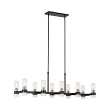 Load image into Gallery viewer, Geneva Linear Pendant Light in Detail.
