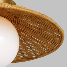 Load image into Gallery viewer, Mari Flush Mount Wall Light in Detail.
