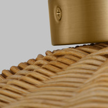 Load image into Gallery viewer, Mari Flush Mount Wall Light in Detail.

