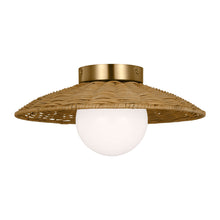 Load image into Gallery viewer, Mari Flush Mount Wall Light in Detail.
