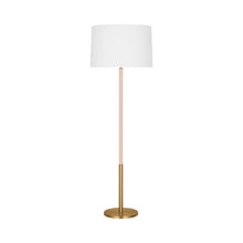 Load image into Gallery viewer, Monroe LED Floor Lamp in Burnished Brass/Blush

