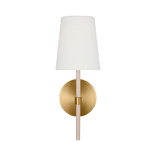 Load image into Gallery viewer, Monroe Bath Wall Light in Burnished Brass/Blush
