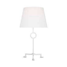 Load image into Gallery viewer, Montour Table Lamp in Matte White.
