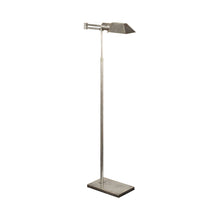 Load image into Gallery viewer, Studio Swing Arm LED Floor Lamp in Antique Nickel.
