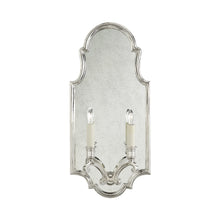 Load image into Gallery viewer, Sussex Framed Double Wall Light in Polished Nickel.
