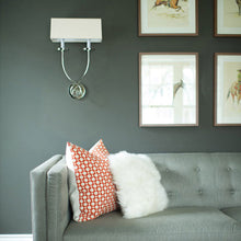 Load image into Gallery viewer, Symmetric Twist Double Wall Light in living room.
