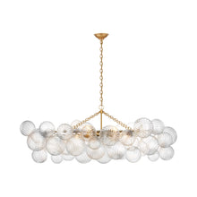Load image into Gallery viewer, Talia LED Linear Chandelier in Gild (Medium).
