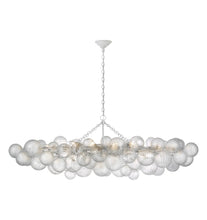 Load image into Gallery viewer, Talia LED Linear Chandelier in Plaster White (Large).
