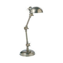 Load image into Gallery viewer, The Pixie Desk Lamp in Antique Nickel.
