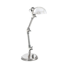 Load image into Gallery viewer, The Pixie Desk Lamp in Polished Nickel.
