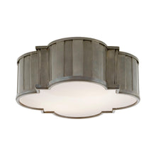Load image into Gallery viewer, Tilden Flush Mount Ceiling Light in Antique Nickel (Large).
