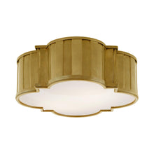 Load image into Gallery viewer, Tilden Flush Mount Ceiling Light in Hand-Rubbed Antique Brass (Large).
