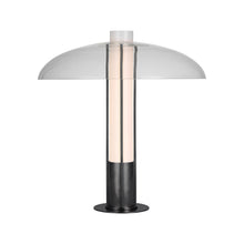 Load image into Gallery viewer, Troye LED Table Lamp in Bronze /Clear Glass.
