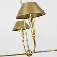 Load image into Gallery viewer, Turlington LED Arched Chandelier in Detail.

