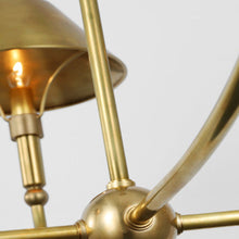 Load image into Gallery viewer, Turlington LED Arched Chandelier in Detail.
