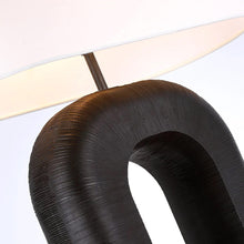 Load image into Gallery viewer, Utopia Combed Console LED Table Lamp in Detail.
