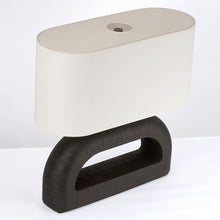 Load image into Gallery viewer, Utopia Combed Console LED Table Lamp in Detail.
