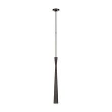Load image into Gallery viewer, Utopia Pendant Light in Aged Iron/Aged Iron (Tall).
