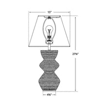 Load image into Gallery viewer, Utopia Table Lamp - line drawing.

