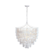 Load image into Gallery viewer, Vacarro LED Chandelier in Plaster White (Large).
