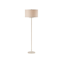 Load image into Gallery viewer, Walker Floor Lamp in Light Cream/Natural Linen.
