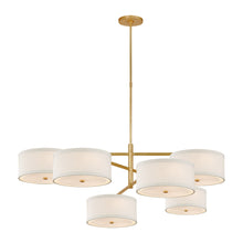 Load image into Gallery viewer, Walker LED Offset Chandelier in Gild (Grande).
