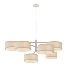 Load image into Gallery viewer, Walker LED Offset Chandelier in Light Cream (Grande).
